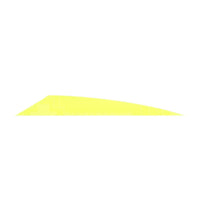 Tac Driver Hybrid Vanes 3.75 (100 Pk) Yellow And Feathers
