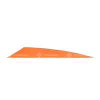 Tac Driver Hybrid Vanes 3.75 (100 Pk) Orange And Feathers