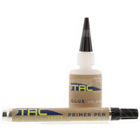 TAC Vanes Fletching Kit.5 oz. Glue/.34 oz. Primer Pen - Adhesives
