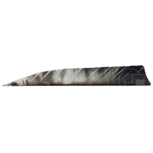 Tre Camo Colour Shield Cut Feathers Rw (12 Pack) Bark / 3 Inch