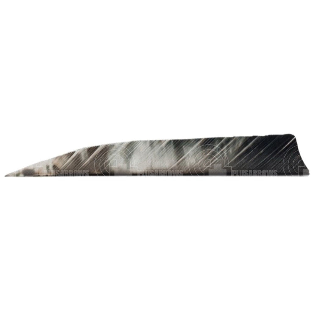 Tre Camo Colour Shield Cut Feathers Rw (12 Pack) Bark / 3 Inch