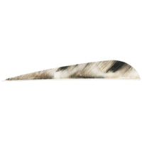 Gateway 3.0 Tre Colour Right Wing Feathers Bark / 12 Pack Vanes And