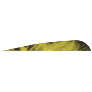 Gateway 3.0 Tre Colour Right Wing Feathers Yellow / 12 Pack Vanes And