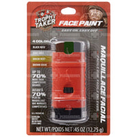 Trophy Taker 4 Colour Camo Face Paint Hunting Accessories