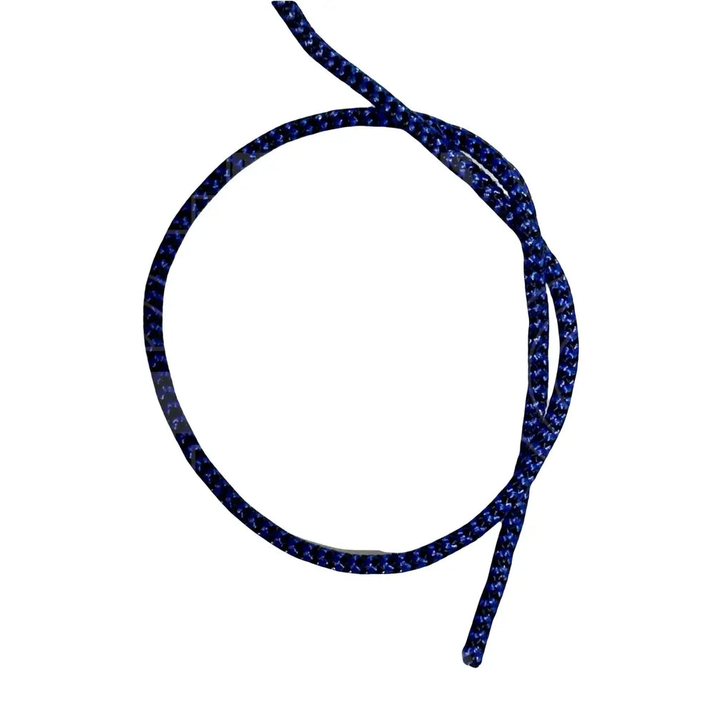 Two Colour Braided D Loop Blue / 12 Inch