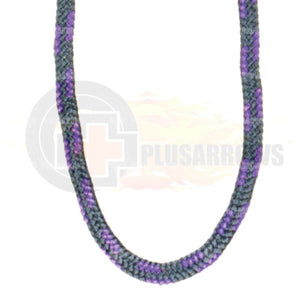 Two Colour Braided D Loop Purple / 5 Inch
