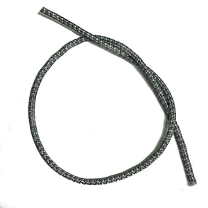 Two Colour Braided D Loop Silver / 12 Inch