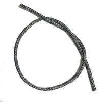 Two Colour Braided D Loop Silver / 12 Inch
