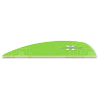 Vanetec 2.5 V Max Vanes Fluro Green / 24 Pack
