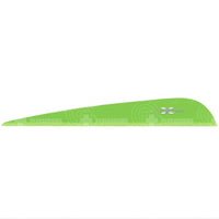 Vanetec 4.0 V Max Vanes Fluro Green / 24 Pack And Feathers
