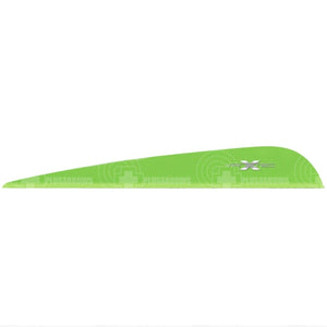 Vanetec 4.0 V Max Vanes Fluro Green / 24 Pack And Feathers