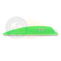 Vanetec Swift 2.25 Shield Cut Vanes Fluro Green / 24 Pack And Feathers
