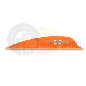 Vanetec Swift 2.25 Shield Cut Vanes Fluro Orange / 24 Pack And Feathers