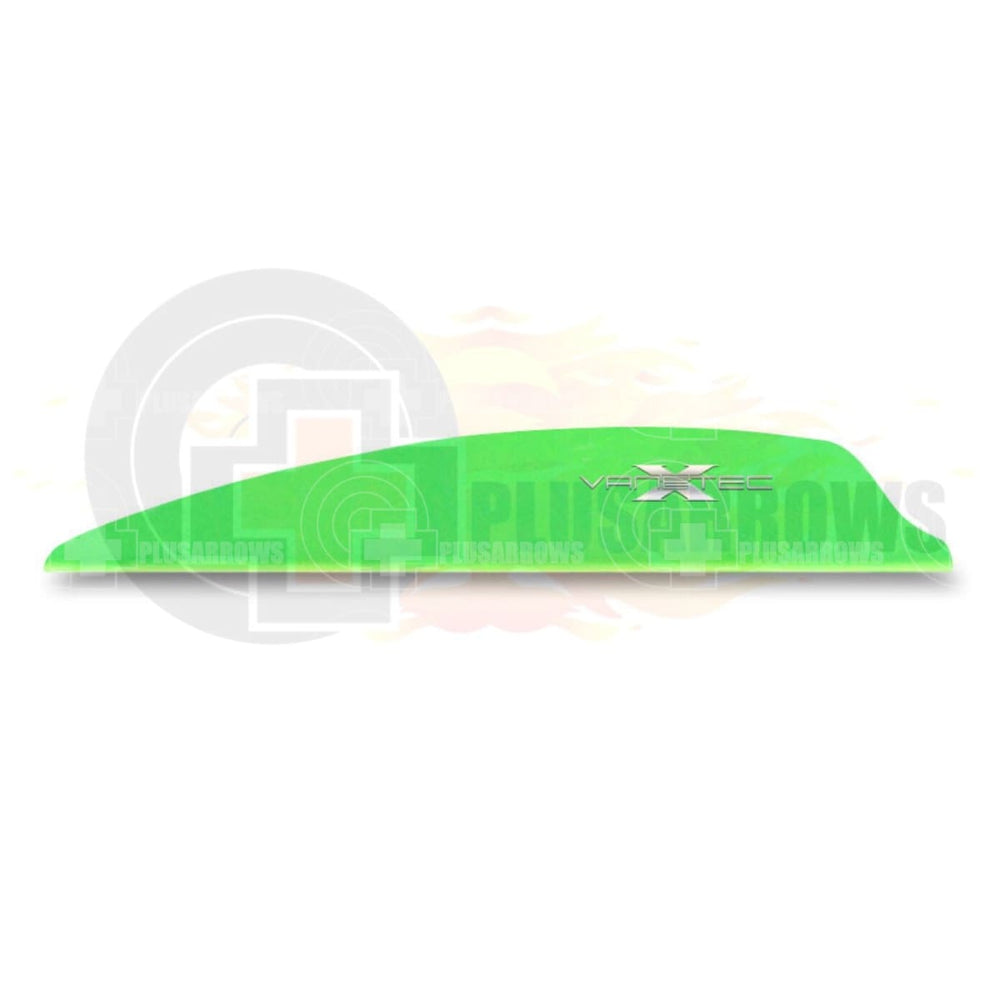 Vanetec Swift 2.25 Shield Cut Vanes Fluro Green / 24 Pack And Feathers