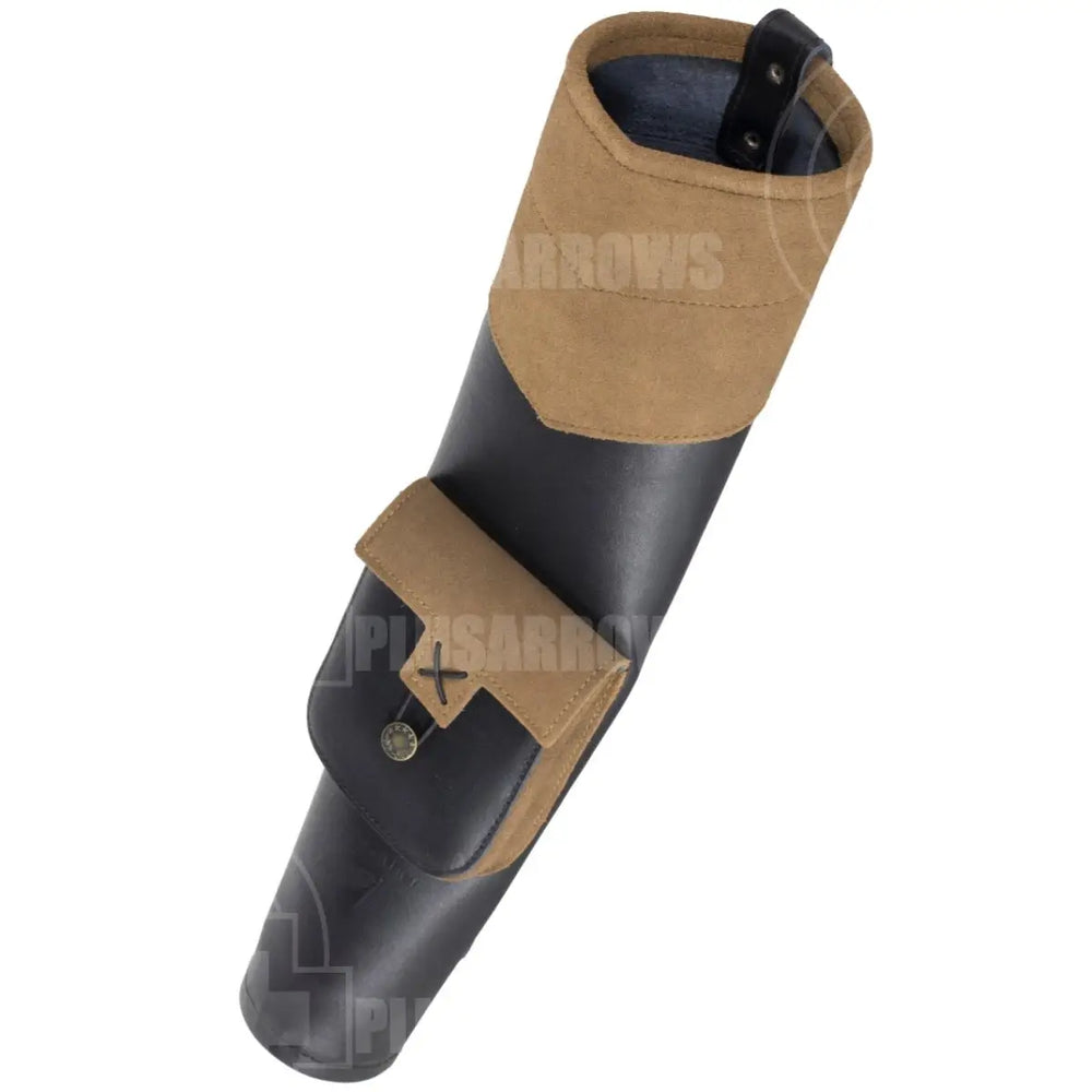 White Feather Earthquake Brown Arrow Back Quiver Quivers Belts & Accessories