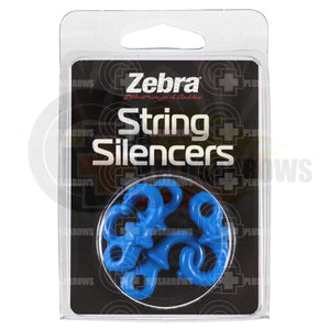 Zebra String Silencer (4 Pack) Blue Silencers