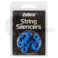 Zebra String Silencer (4 Pack) Blue Silencers
