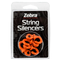 Zebra String Silencer (4 Pack) Orange String Silencers
