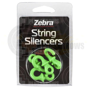 Zebra String Silencer (4 Pack) Green Silencers